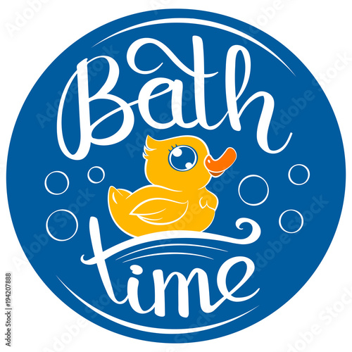 фотографія Bath time duck