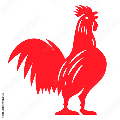 Vintage rooster barnyard chicken