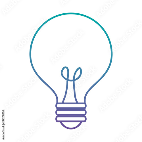 bulb light idea icon vector illustration design