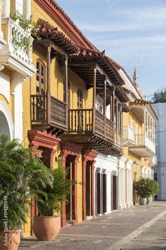 Houses in Plaza de la Aduana - Cartagena de Indias, Colombia