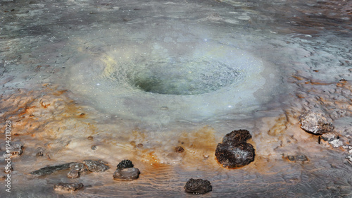 Foto norris geyser basin yellowstone national park