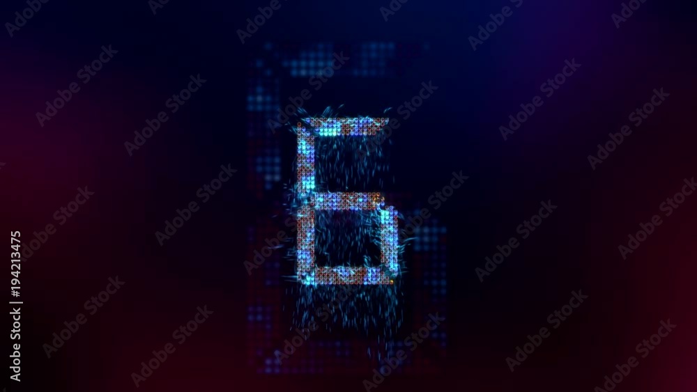 Elegant Blue Particles Countdown Elegant Blue Particles Countdown