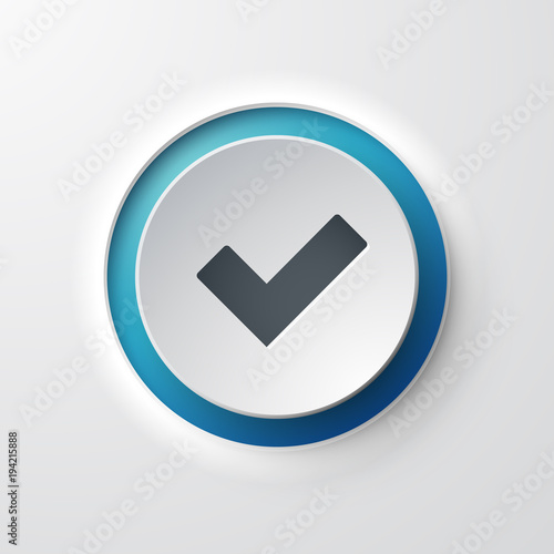 icône bouton validation valider
