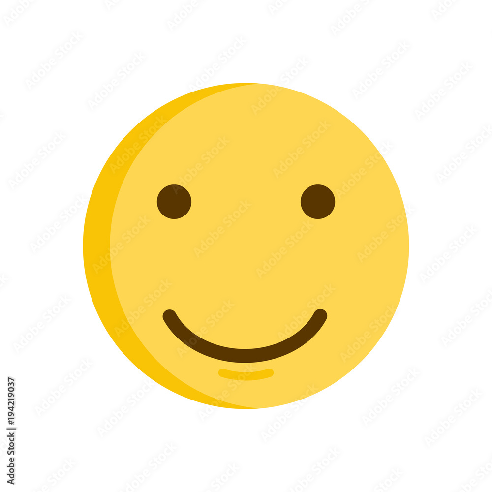 Smiley face. Vector smiling emoticon emoji icon Smiley face. Vector smiling emoticon emoji icon