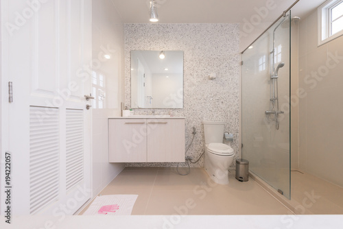 Wallpaper Mural Interior of modern bathroom Torontodigital.ca