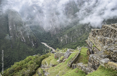 Bild auf Leinwand vertigo - machu pichu