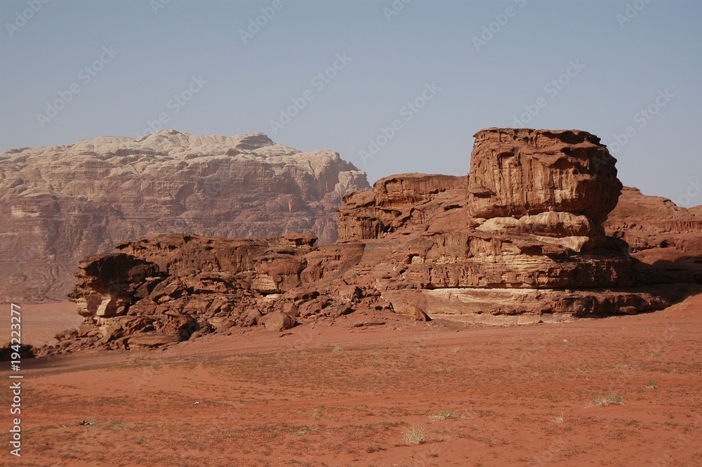 Jordanie, désert du Wadi Rum