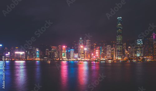 Photography Hong Kong cityscape at night