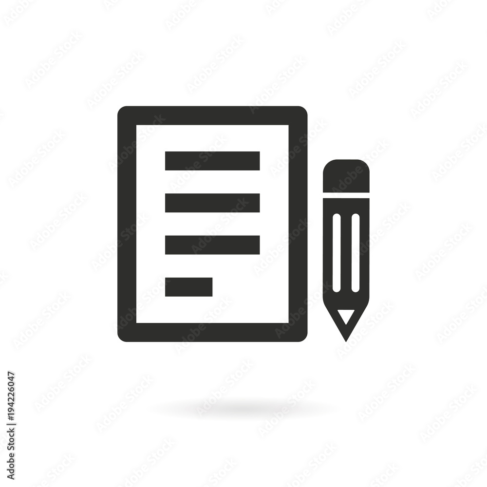 Form vector icon. Form vector icon.