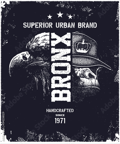 vintage urban typography vector illustration