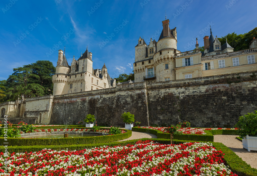 Usse castle in the Loire Valley - France