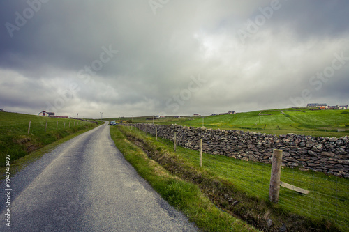 Shetland Landscape Road