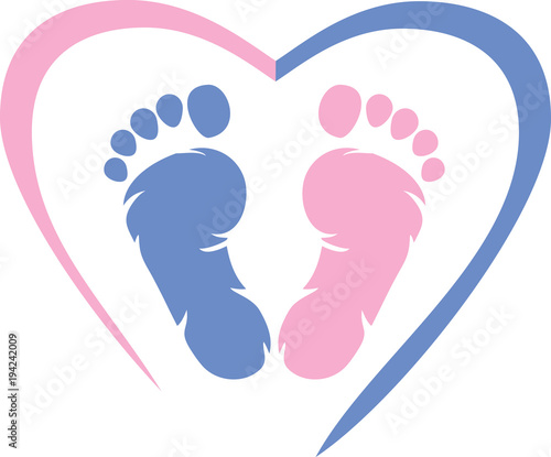 Footprint. Icon for design