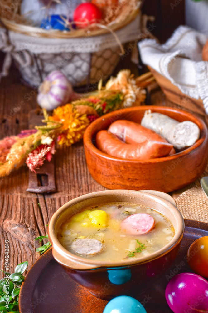 easter decoration with polish easter soup easter decoration with polish easter soup
