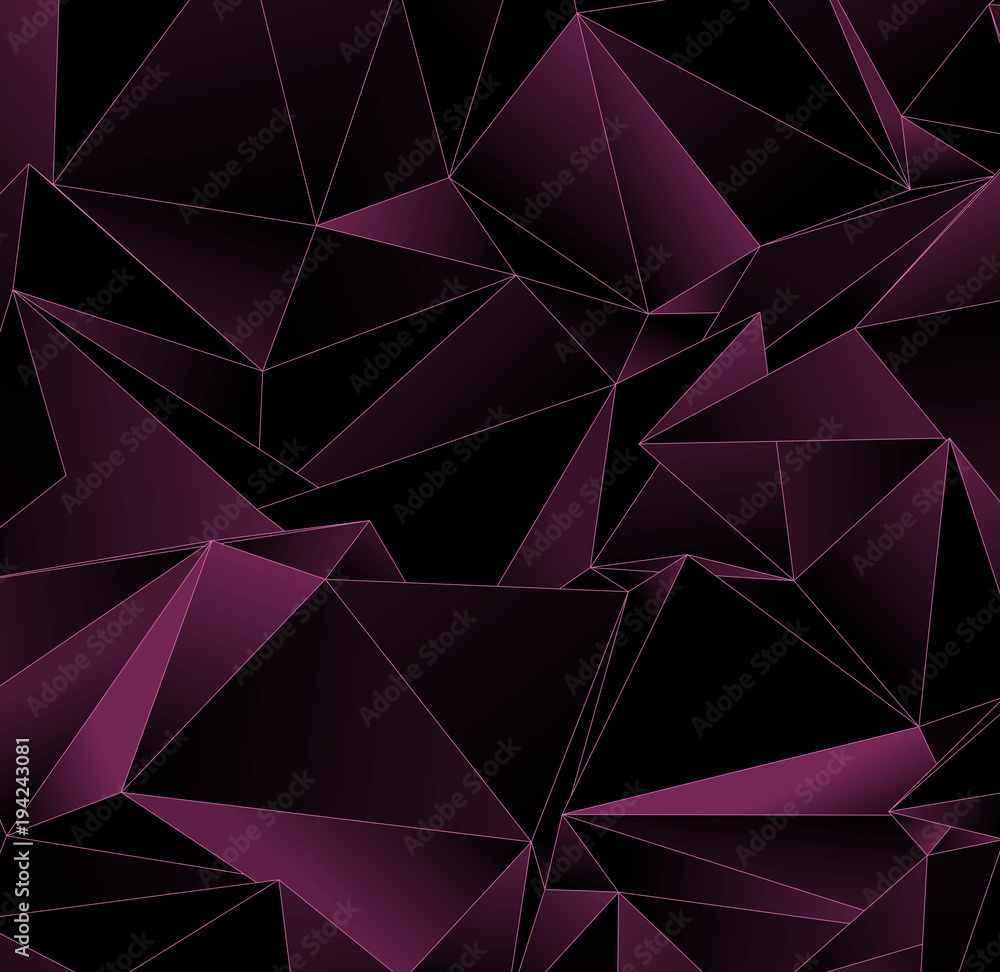 Obraz premium Polygonal background. Abstract triangulated texture