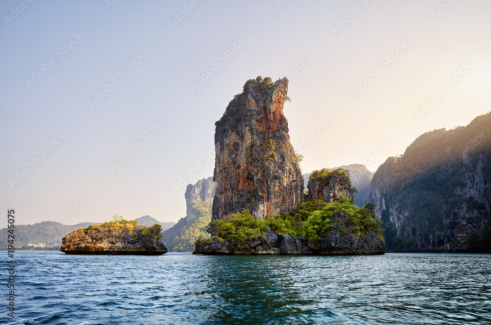 Island and rock in Thailand