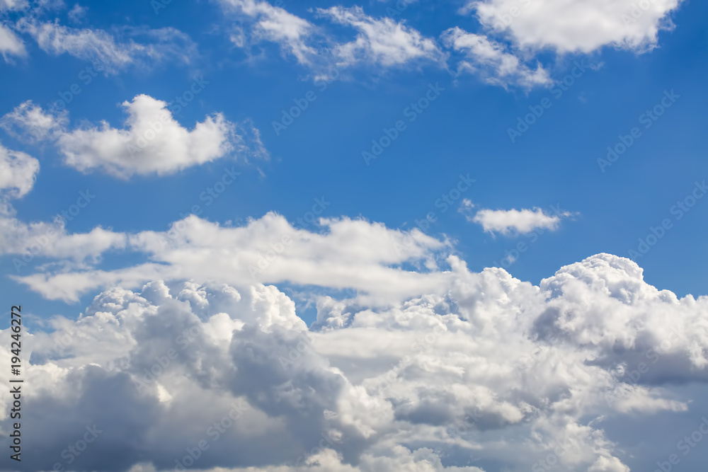 Blue sky and clouds Blue sky and clouds