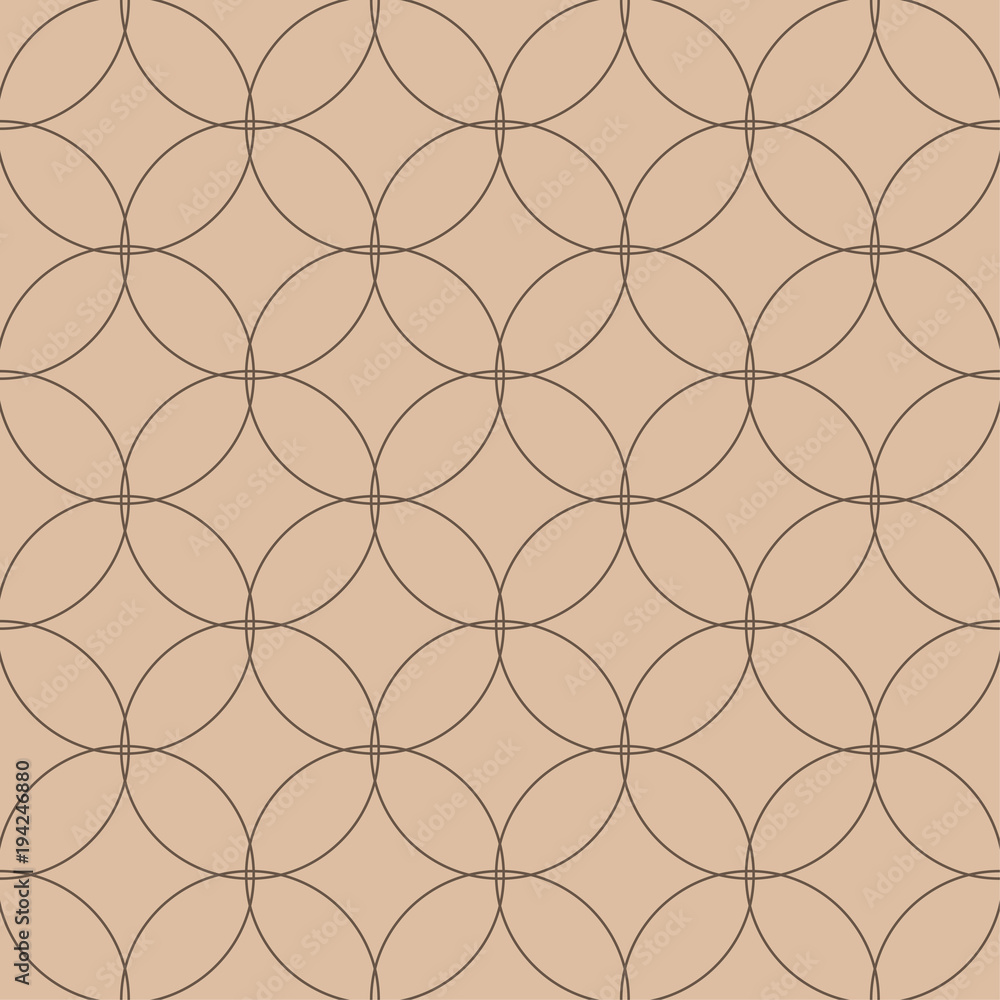 Beige and brown geometric print. Seamless pattern Beige and brown geometric print. Seamless pattern