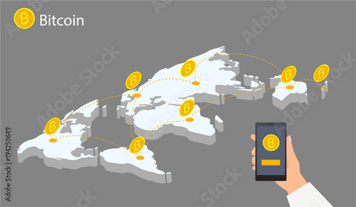 Flat design with human hands