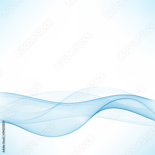 Abstract vector background, blue waved lines for brochure, website, flyer design. illustration eps10.