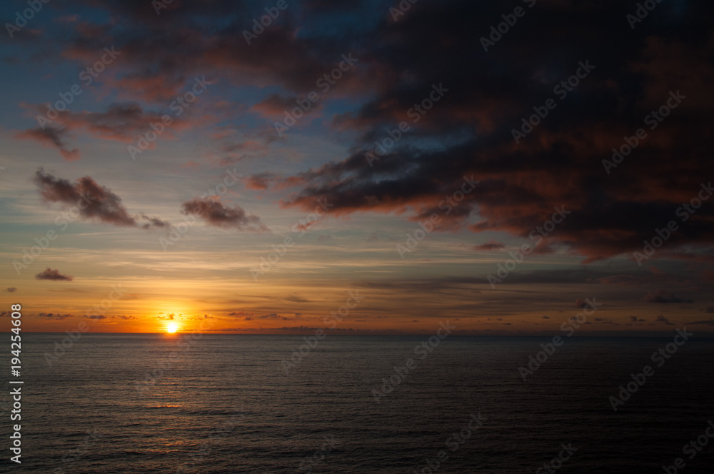 Sonnenuntergang vor Ponta do Sol
