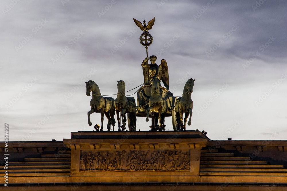 Obraz premium Quadriga auf dem Brandenburger Tor