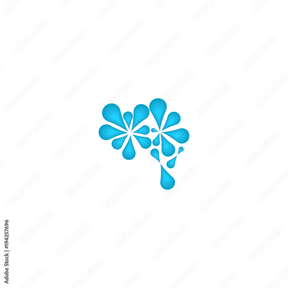 Abstract brain, creative mind logo vector design template Abstract brain, creative mind logo vector design template