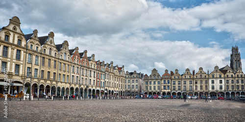 Foto Flemsh architecture in Place des Héros (Heroes square), Arras, Pas-de-Calais, No