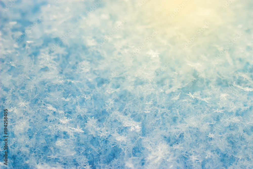 Obraz premium Beautiful snow texture