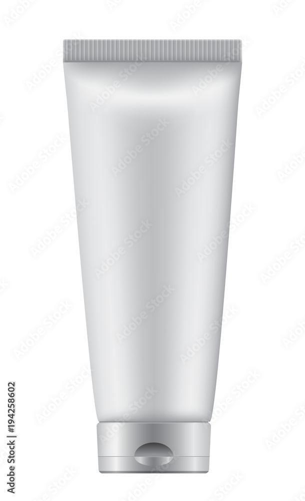 Cosmetic bottle on white background Cosmetic bottle on white background