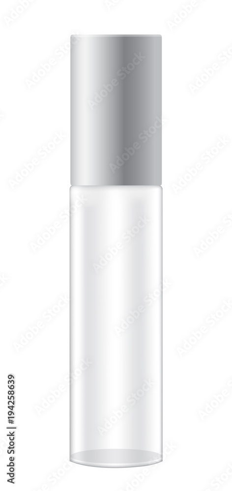 Cosmetic bottle on white background Cosmetic bottle on white background