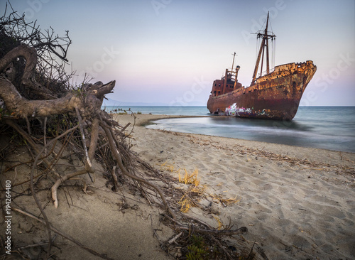 Canvas Print Dimitrios shipwreck