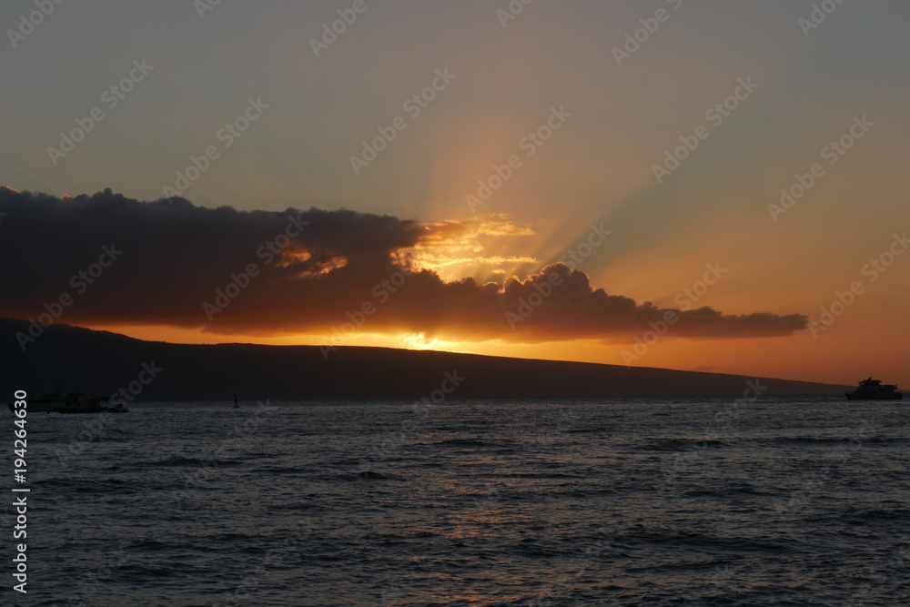 Sonnenuntergang auf Maui