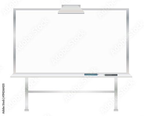 Interactive whiteboard vector