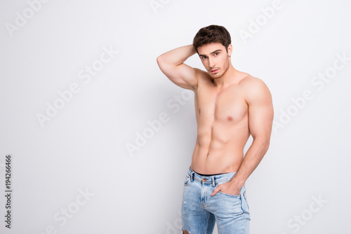Fotografie Sport athletic people healthy sex person concept
