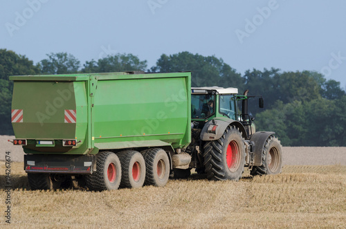 FARM - A modern farm tractor during field works