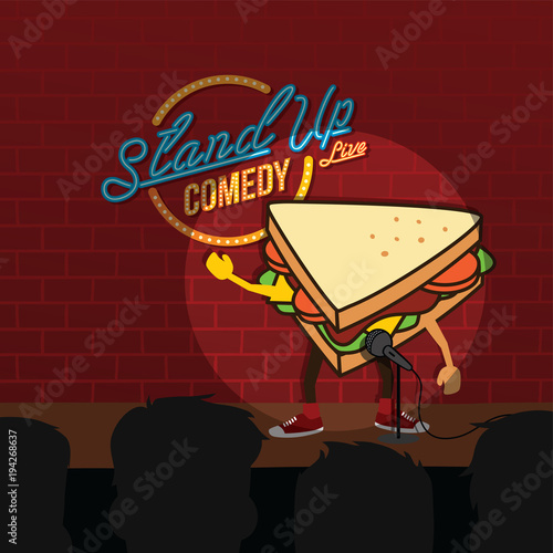 stand up comedy sandwich open mic