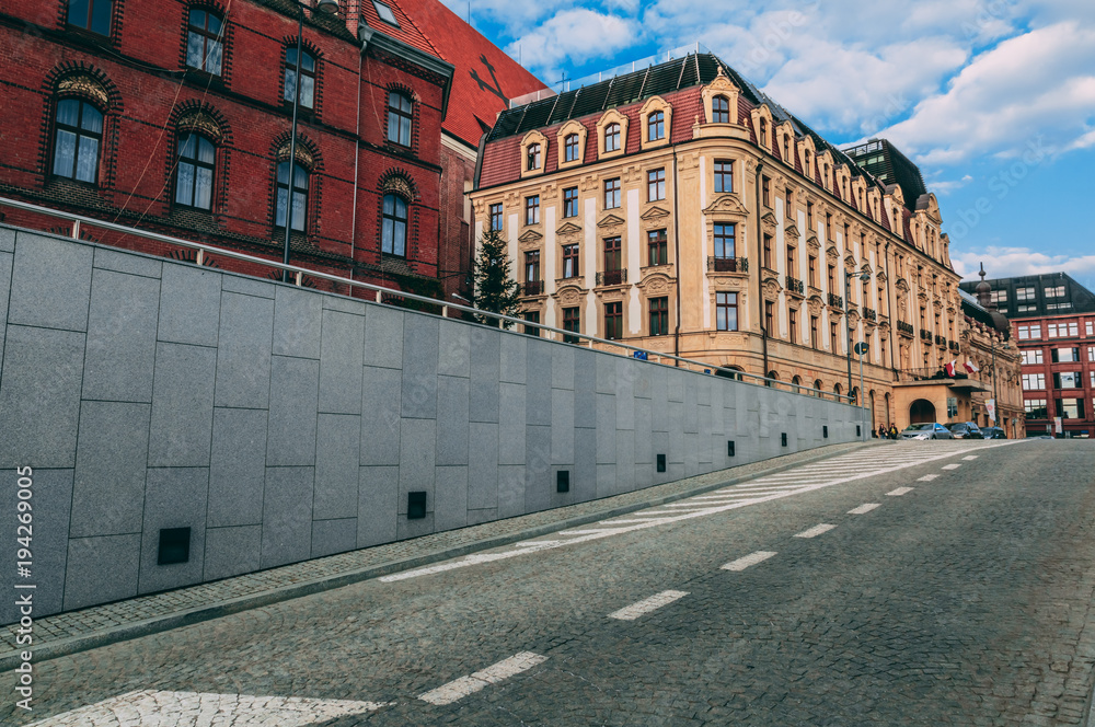 Naklejka premium Hotel monopol wroclaw