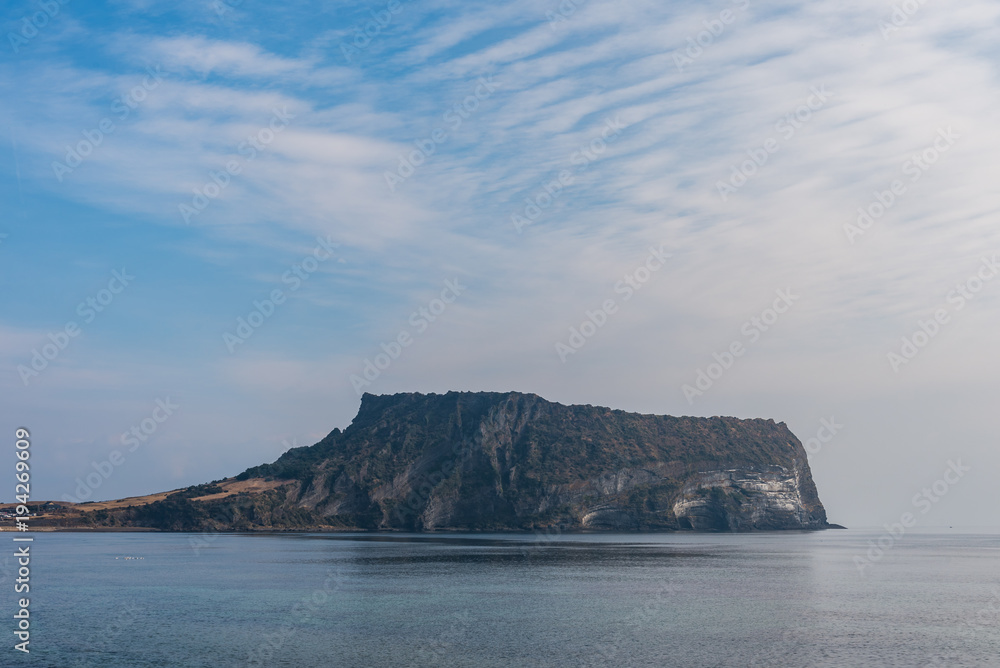 Sunrise of Jeju Do City at Seongsan Ilchulbong , Jeju Island, South Korea. Sunrise of Jeju Do City at Seongsan Ilchulbong , Jeju Island, South Korea.