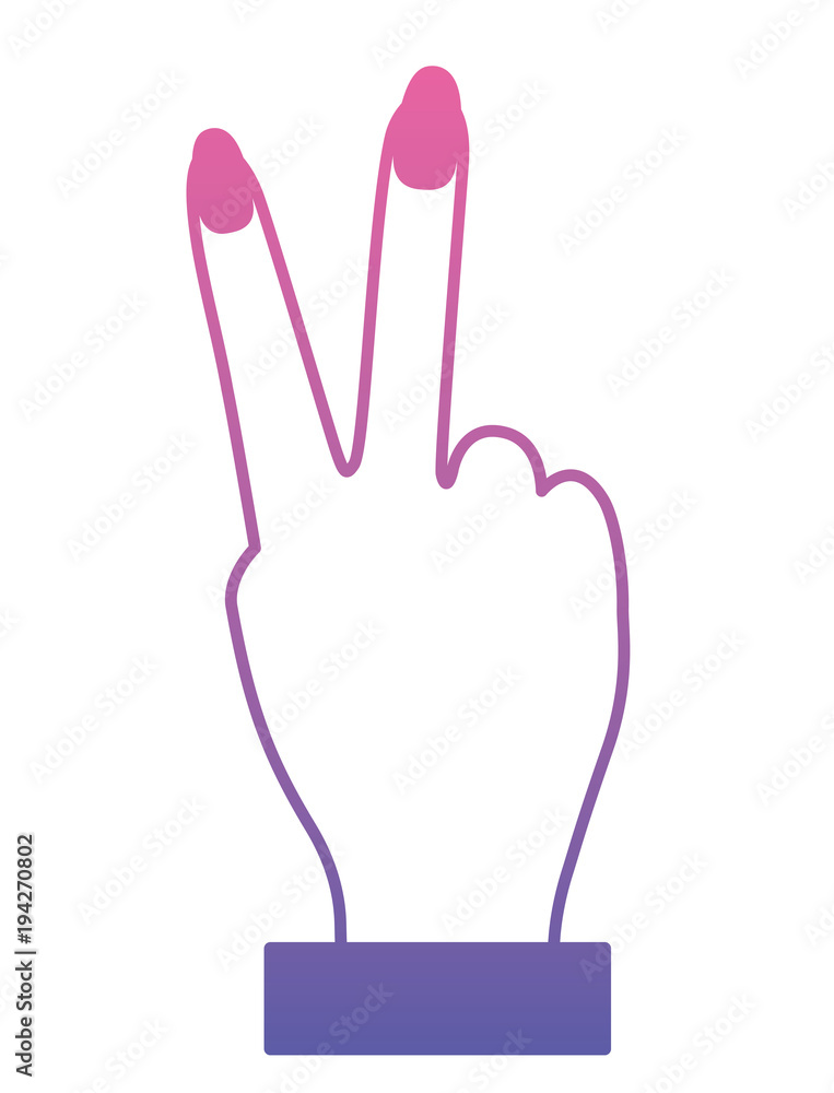 peace and love with fingers vector illustration design peace and love with fingers vector illustration design