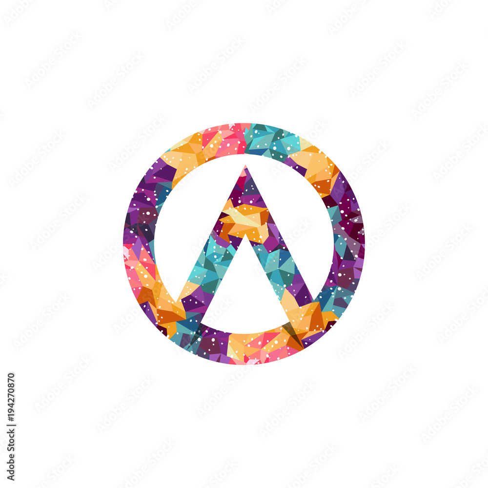 overlap shape triangle round circle sign overlap shape triangle round circle sign