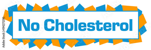 Free Download No Cholesterol Blue Orange Random Shapes Horizontal  - GFXLoad