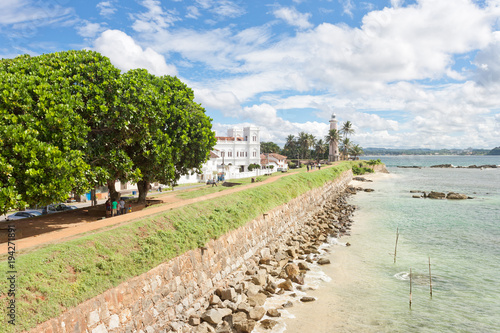 Galle, Sri Lanka - Visiting the old historical city wall of Galle © tagstiles.com