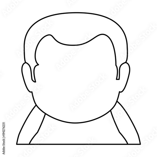 cute grandfather avatar character vector illustration design