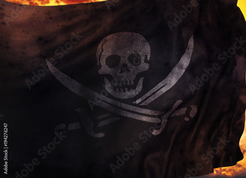 Pirate flags. Pirate flags Design Study photo