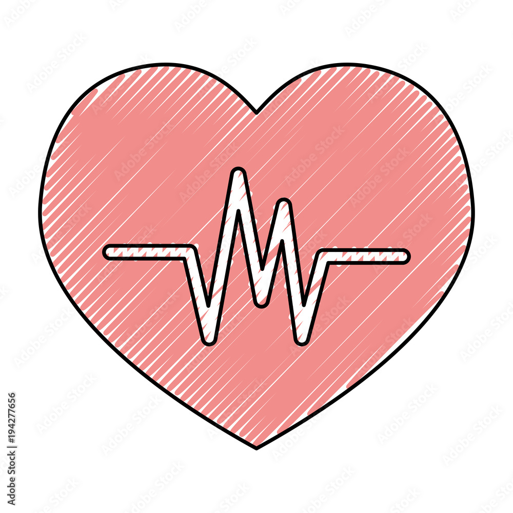 heart with cadiogram icon heart with cadiogram icon