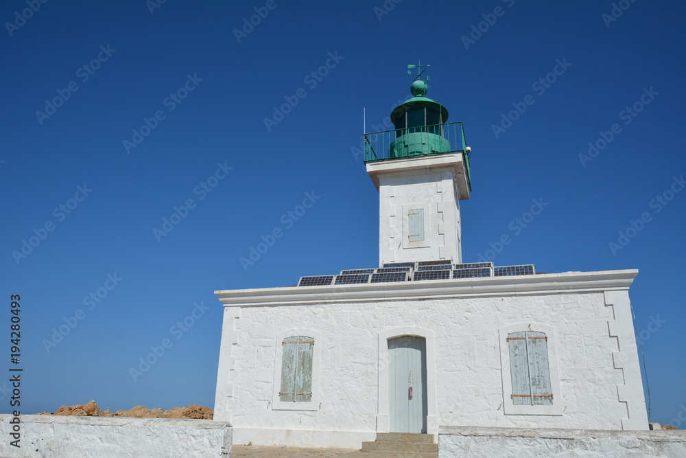 Corse, Phare de la Pietra, Ile Rousse. Corse, Phare de la Pietra, Ile Rousse.