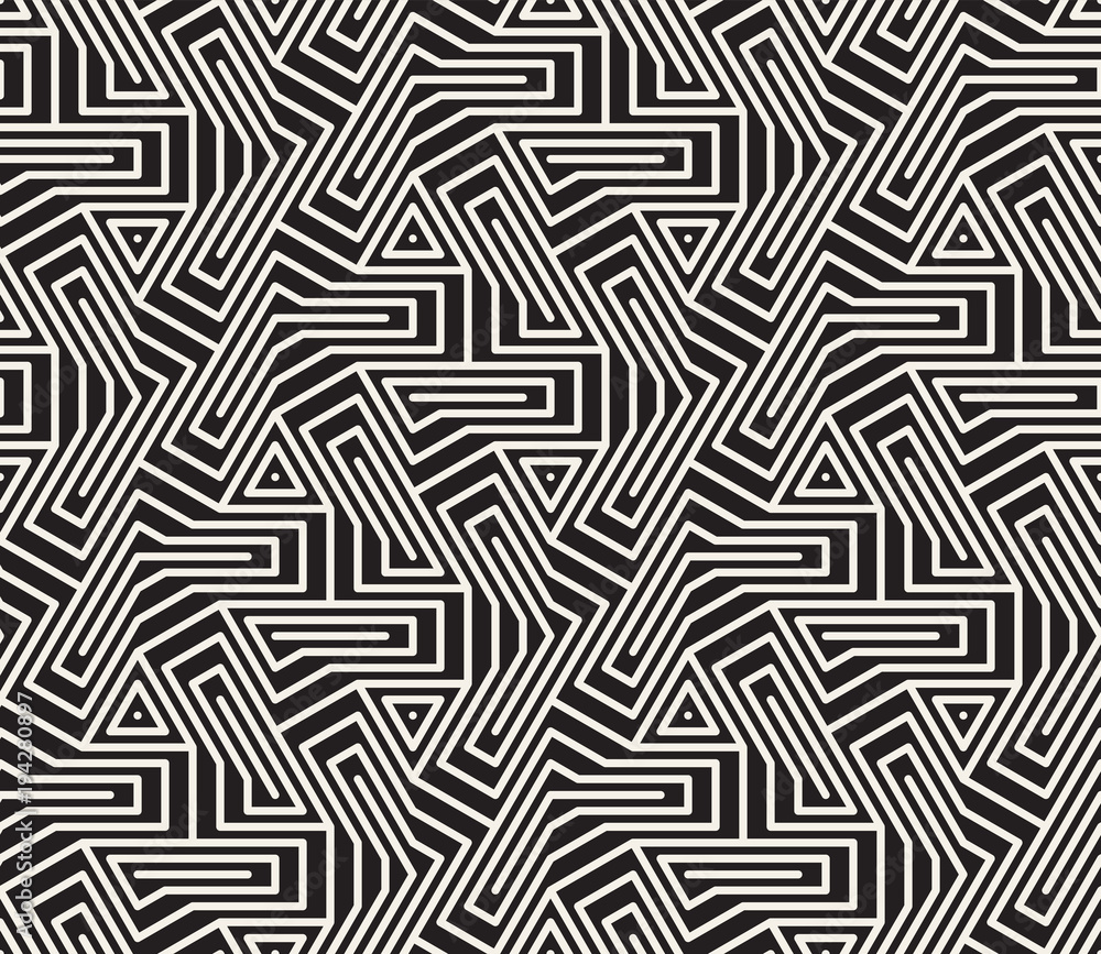 Vector seamless pattern. Modern stylish abstract texture. Repeating geometric tiles Vector seamless pattern. Modern stylish abstract texture. Repeating geometric tiles