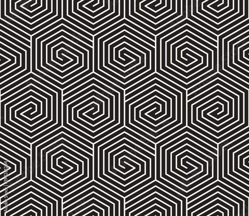 Vector seamless pattern. Modern stylish abstract texture. Repeating geometric tiles