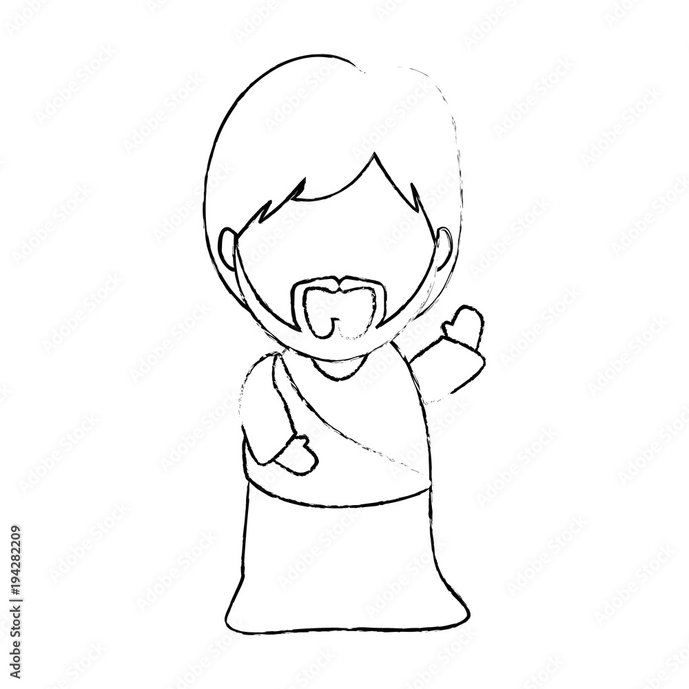 cute saint joseph character vector illustration design cute saint joseph character vector illustration design